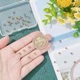 40Pcs 2 Colors Brass Crimp Beads Round Mixed Color 5x3.5x3mm Hole: 1mm ...