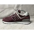 thumbnail image 5 of New Balance 574 Burgundy And Grey Men’s Sneakers Size 8, 5 of 5