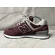 thumbnail image 5 of New Balance 574 Burgundy And Grey Men’s Sneakers Size 8, 5 of 6