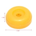 thumbnail image 5 of Ranger Boat Keel Roller End Cap 300658 | 3 1/8 Inch Yellow Thermoplastic, 5 of 5