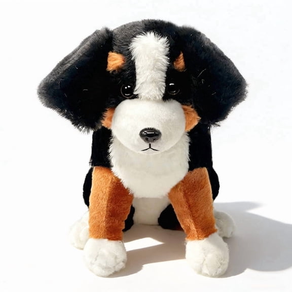 Gqtwoy Realistic Dog Plushie Toy Lifelike Lying Down Puppy Stuffed Animal, Super Soft Cuddly Home Decor Gift for Dog Lovers, Perfect Companion for Relaxation and Comfort, High-Quality Simulation Pet
