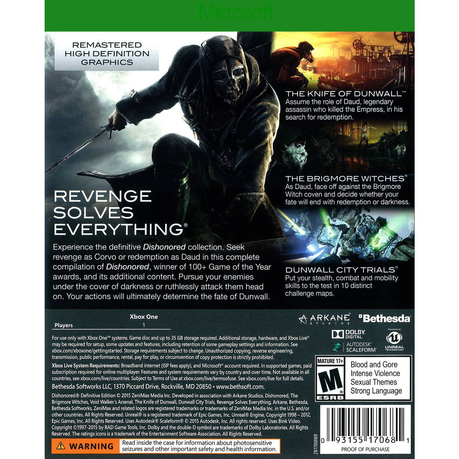 Dishonored: Definitive Edition 60 FPS Mod PS4 PKG by Wastelander121
