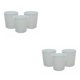 thumbnail image 1 of Cubo de basura de 3 piezas Wosthever estilo moderno ligero cesta pequeña baño dormitorio escritorio oficina, 1 of 6