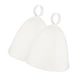 thumbnail image 5 of 2 piezas de gorro de sauna, gorro de ducha para baño, gorro de baño cómodo 2 piezas blancas, 5 of 8