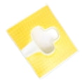 thumbnail image 4 of LAZIOEGR Yellow Memory Foam Sitting Pad with Gel, Triangular Slope T Shaped Nursing Cushion for Chair and Car Seat, Tailbone Relief Butt Pillow, 17.32 x 14.96 x 2.36 inches / 44 x 38 x 6 cm, 4 of 9