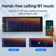 thumbnail image 1 of 1 Din 6,86 Pulgadas Radio de Coche Inalámbrico CarPlay Android Auto Reproductor Multimedia Universal MP5 Reproductor Mirror Link Pantalla IPS B, 1 of 5