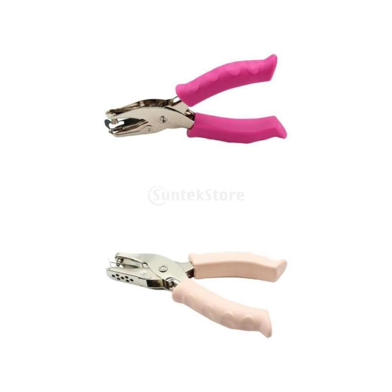 2pcs 1/4 And 1/8 Inch Circle Shaped Punch Paper Scrapbook Puncher Replacing Metal Snaps