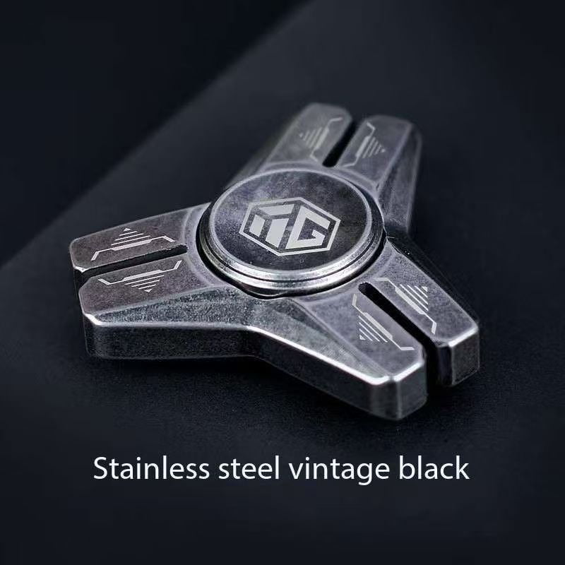 2025 latest Durable Stainless Steel Fidget Spinner - Smooth & Long Spin Times for Stress Relief, Focus, and Anxiety Reduction