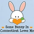 thumbnail image 2 of CafePress - Some Bunny In Connecticut Infant Bodysuit - Baby Light Bodysuit, Size Newborn - 24 Months, 2 of 4
