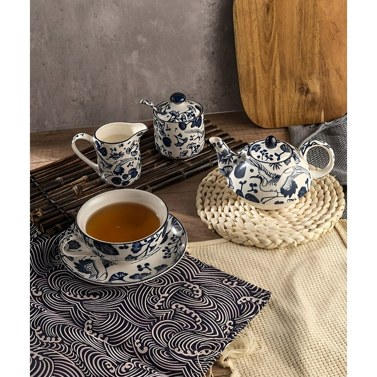 Cup and teapot set for one best sale