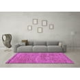 thumbnail image 3 of Ahgly Company Indoor Rectangle Abstract Purple Modern Area Rugs, 3' x 5', 3 of 4