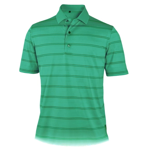 Monterey Club Men's Thompson Stripe Texture Golf Polo Shirt #1669