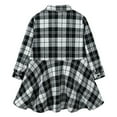 thumbnail image 4 of Esaierr Kids Girls Spring Fall Printed Dresses Toddler Baby Long Sleeved Dress Printed Plaid Dress Casual Comfortable Breathable Sleeve Dresses Party Dress,Sizes 3-11T, 4 of 9