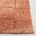 thumbnail image 4 of SAFAVIEH Easy Care Coty Checkered Area Rug, Rust, 6' x 6' Square, 4 of 11