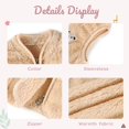 thumbnail image 6 of GYRATEDREAM Baby Boys Girls Fleece Vest Zip Up Cute Bear Jackets Fuzzy Fall Winter Warm Clothes Newborn Outwear for Toddler Infant 0-3Y, 6 of 6