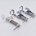 thumbnail image 4 of YEQIN 3pcs Large Metal Darning/Free Motion Sewing Machine Presser Foot for All Low Shank Brother Singer Janome Babylock and More Sewing Machines - Include Close Toe, Open Toe and Quilting Foot, 4 of 5