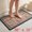 Brown, variant on Washable Kitchen Runner Rug Non-Slip Tweed Grid Floor Mat 1 Pc Brown 30"x18"