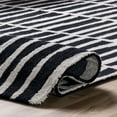 thumbnail image 4 of nuLOOM Lemuel Hand Tufted Wool Runner Rug, 2' 6" x 8', Black, 4 of 9