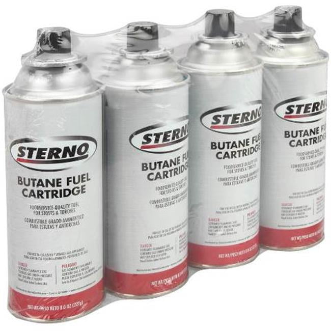 Sterno 50130 8 in. Butane Fuel Cartridges Pack of 12 Walmart Canada
