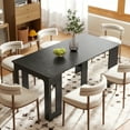 thumbnail image 2 of HOMCOM Foldable Table, Extendable Dining Table Seats up to 6 People, 2 of 10