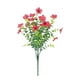 thumbnail image 1 of Ramo de flores violetas artificiales, planta falsa para jardín de casa con tallos verdes Rojo, 1 of 9