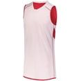 thumbnail image 2 of Holloway Sportswear S Dual-Side Single Ply Basketball Jersey Scarlet/White 224078, 2 of 6