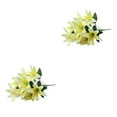 thumbnail image 3 of Baohd Add Beauty To Any Setting With Artificial Flowers And Plants Silk Artificial Flowers For Decorations Fake Flowers yellow 2Set, 3 of 6