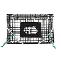 Ketcham Supply PVC Coated Wire Mesh Small Green Crab Trap