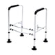thumbnail image 4 of Reposabrazos de baño Fernando Marco de seguridad para baño Rieles de inodoro Portátiles ajustables negro, 4 of 8