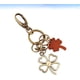thumbnail image 2 of 1 Uds. Llavero de trébol, llavero de cuero, llavero irlandés de cuatro hojas, regalo de San Valentín, bolso, bolso, colgante de coche Rojo Verde, 2 of 5