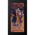 thumbnail image 2 of Vintage Apple Collection 13x24 Black Modern Framed Museum Art Print Titled - Bike 58, 2 of 5