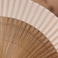 thumbnail image 4 of HIBIBUD 2Pcs Folding Fan Cutout Fan Bones Enhance Design Folding Fans Handheld Gentle Fan Surface Large Hand Fans for Dance Style3, 4 of 4