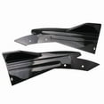 thumbnail image 2 of Rear Bumper Spoiler Canard Fin Diffuser Winglet Side Skirt Lip Wing Trim Wrap Angle Splitter Guard Pretective 1 Pair, 2 of 7