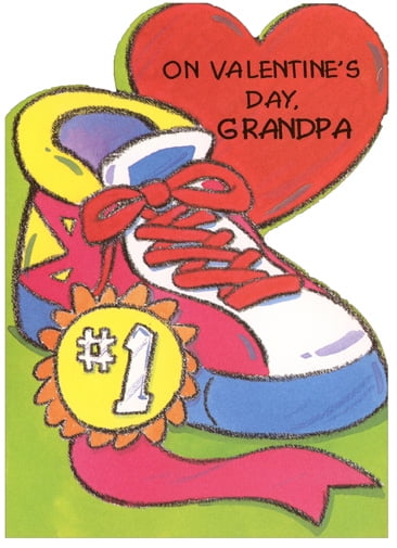 Download Freedom Greetings Sneaker With Award Grandpa Valentine S Day Card Walmart Com Walmart Com