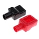 thumbnail image 5 of Estilo De Poste Rojo Y Negro Tapa Del Terminal De La Batería Flexible Tapas Protector Protector De Arranque Negativo Y Positivo Macarena Conector rápido eléctrico del coche, 5 of 8