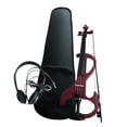 thumbnail image 4 of Bunblic Electric Violin Set 4/4 Full Size Musical Instruments Introductory Set with Carrying Case and Headphone for Teens Performance, 4 of 8