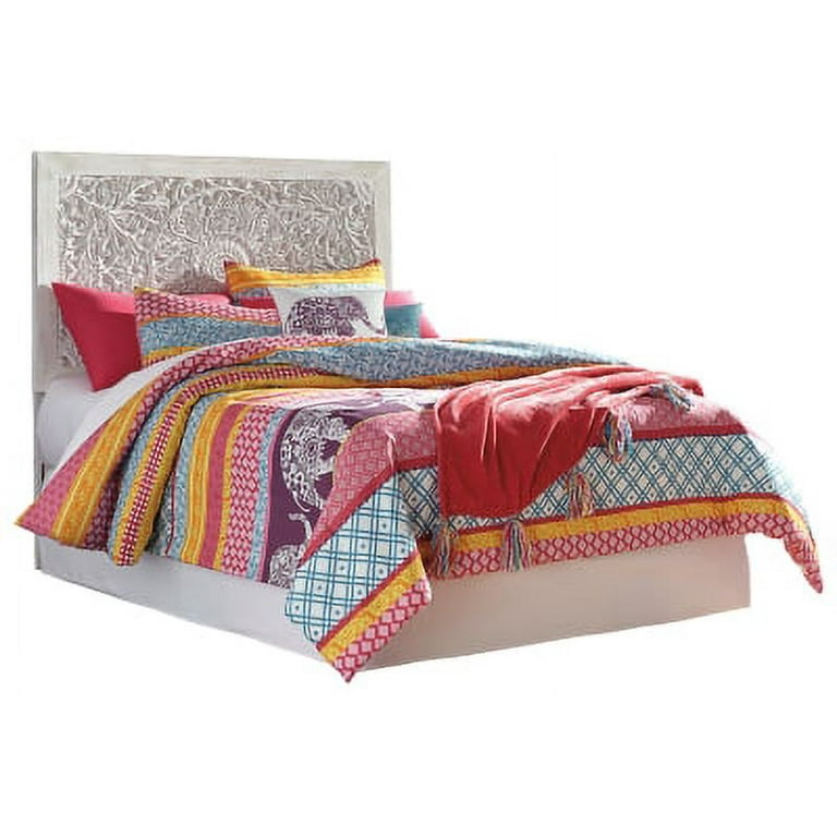 Paxberry whitewash 2024 king panel bed