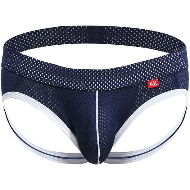 Arjen Kroos Men's Jockstrap Underwear 1 Pack Mesh Jock Strap