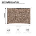 thumbnail image 4 of Rocae Leopard Printed for Cosmetic Bags for Women Paper Reusable Cosmetic Bag Travel Toiletry Organizer Capacity Multipurpose Zipper Pouch, 4 of 8