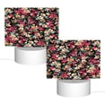 thumbnail image 2 of Hirioo Many Kind Of Flowers for Rectangular Acrylic with Night Light Best Gifts for Lover Girl Mom, Valentine's Day Anniversary Birthday Wedding Present, 2 of 9