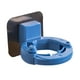 thumbnail image 2 of Soporte de pared para fregona, estante de pared para botella de champú, autoimpermeable, bricolaje para el baño Azul, 2 of 6