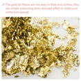 thumbnail image 4 of Gold Foil Flakes for Resin, 3g Metallic Foil Flakes, Imitation Gold Foil Flakes Metallic Leaf, Champagne Gold, 4 of 6