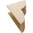 thumbnail image 6 of 9"W x 18"D x 27"H Classic Crestline Rough Cedar Woodgrain TimberThane Corbel, Primed Tan, 6 of 6