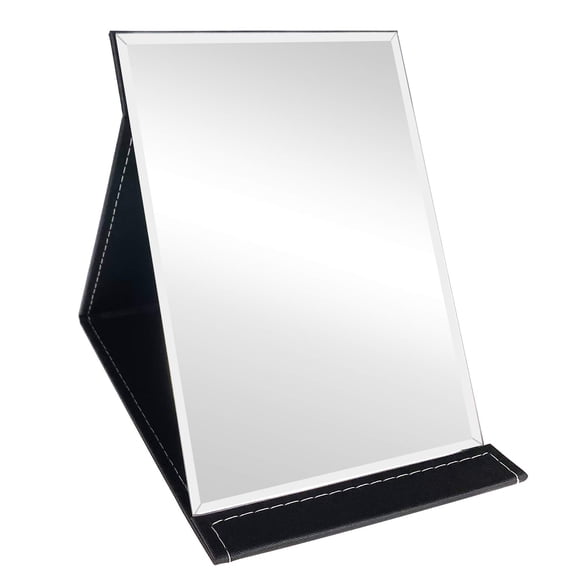 Espejo de maquillaje portátil plegable con soporte ajustable VRHere