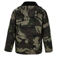 thumbnail image 6 of Xunlbb Men Coats for Winter With Hood, Men Winter Casual Camouflage Hooded Zipper Pockets Long Sleeve Cardigan Coat Parkas M-XL, 6 of 7