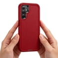 thumbnail image 3 of for Samsung Galaxy A26 5G Rugged Case, Triple-Layers [Military Grade Protection] Anti-Scratch Phone Cover Shockproof Heavy Duty Durable Case for Samsung Galaxy A26 5G, Red, 3 of 9