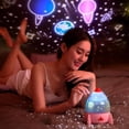 thumbnail image 5 of Lampara Luz De Noche LED Infantil Proyector Estrellas Ele-Gate Azul 14x14x18cm, 5 of 5