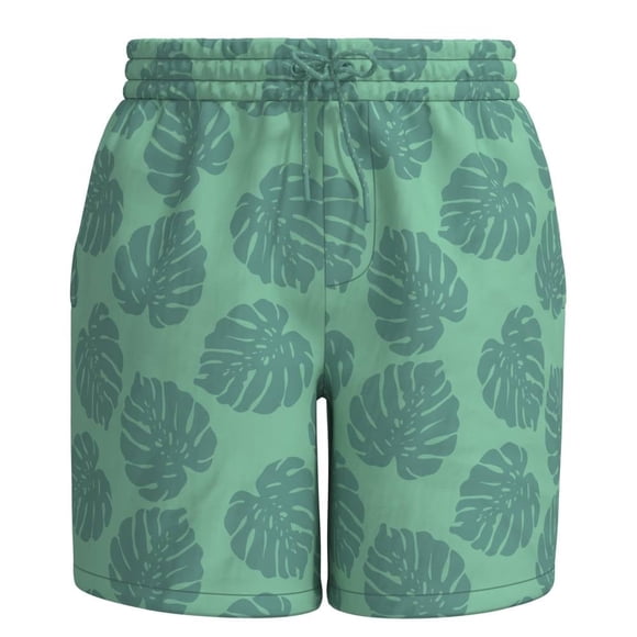 Traje de Baño OP Para Hombre Estampado Hojas Verde T G