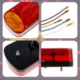 thumbnail image 4 of 32 LED Rear Tail Lights Indicator Stop Light Trailer Caravan Van Truck Lamp Passenger Side Truck Clear Rear Lamp Durable Reversing Clearance Marker Lights for Truck Trailer Vehicle, 4 of 11