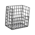 thumbnail image 3 of Organizador de Almacenamiento Colgante perfecl Cesta de Metal Pequeña con Adhesivos Cesta de Frutas de Montaje en Pared para Frutas Verduras Aperitivos Negro, 3 of 8